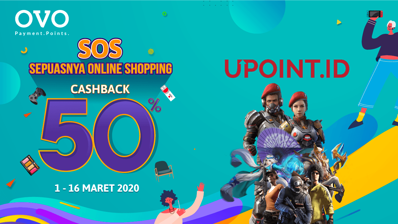 Bonus Cashback 50% Pakai OVO!