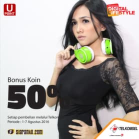 Siaranku Bonus 50% 