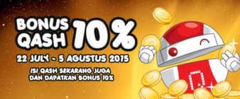 Bonus Qash 10% Qeon