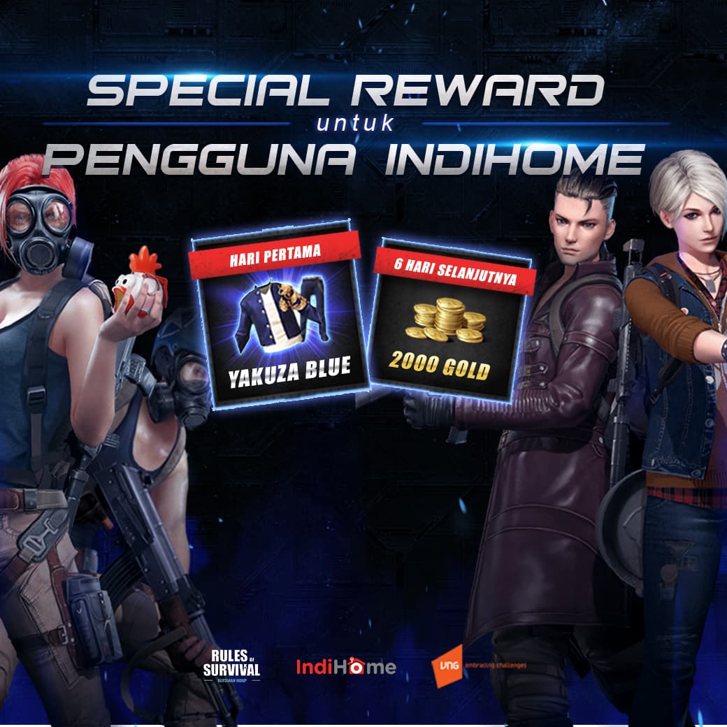 R.O.S PC version benefit Paket indihome Gamer