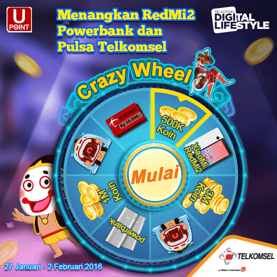 Crazy Wheel Domino Gaple Boyaa