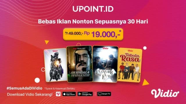 Promo Nonton Vidio Sepuasnya Hanya 19 Ribu