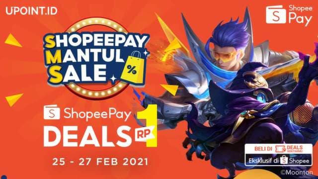 ShopeePay Mantul Sale! Nikmati Voucher Cashback 100% maksimal 12 Ribu