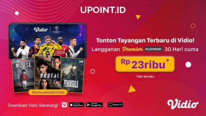 Nonton Tayangan Terbaru Di Vidio Cuma 23ribu