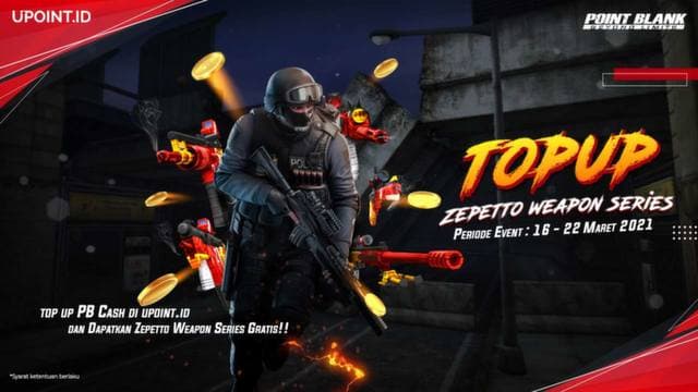 Dapatkan Zepetto Weapon Series, Top Up PB Cash di Upoint