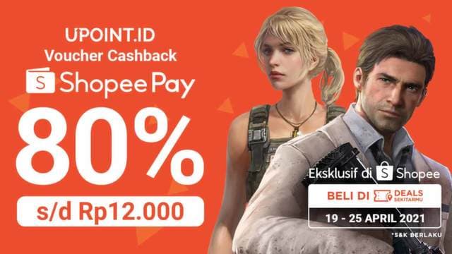 Dapatkan Voucher Cashback 80% ShopeePay, Top Up Game Favoritmu di Upoint