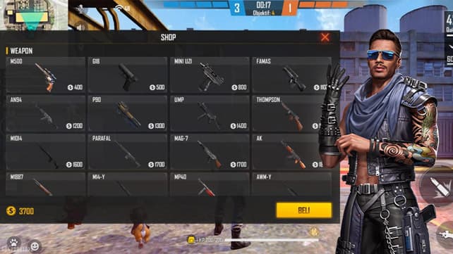 5 Senjata Tersakit di Clash Squad Free Fire