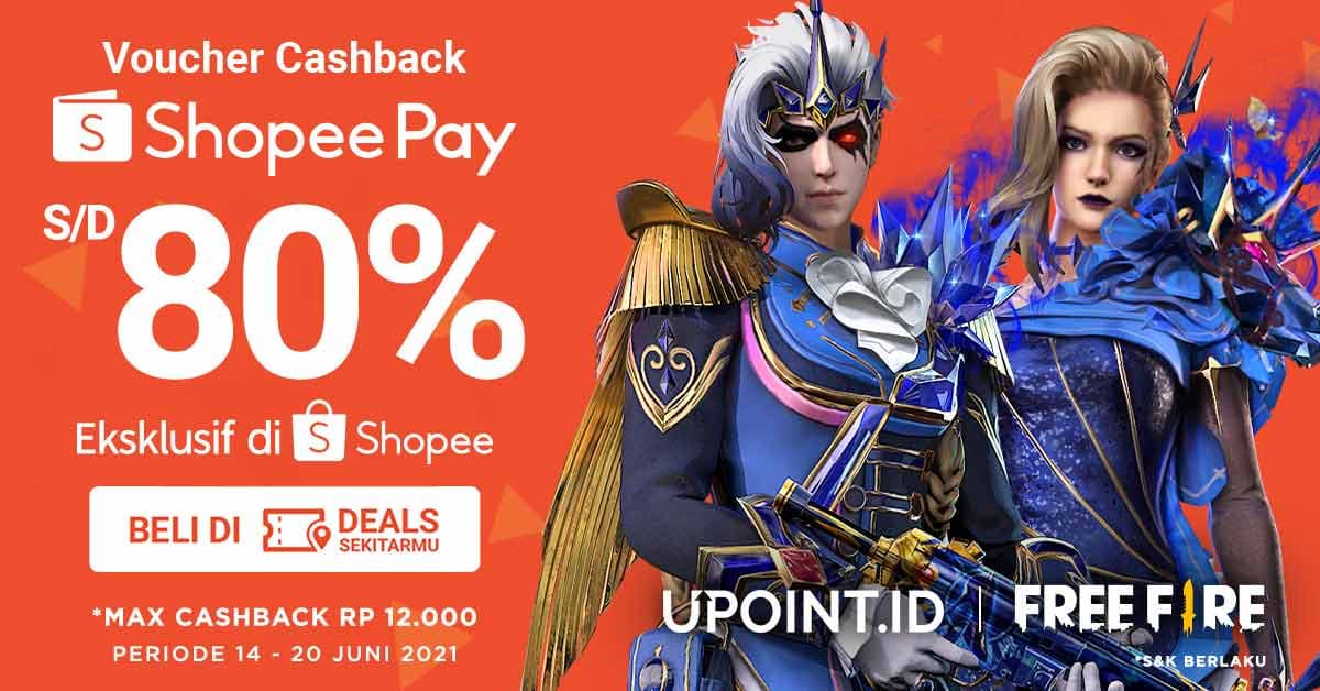 Raih Voucher Cashback ShopeePay hingga 80% di Upoint