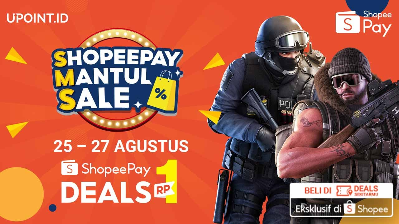ShopeePay Day! Beli Voucher ShopeePay dan Dapatkan Cashback 100% Hanya di Upoint