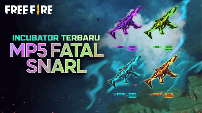 Keren Banget! Free Fire Hadirkan Skin MP5 Fatal Snarl di Incubator Shop