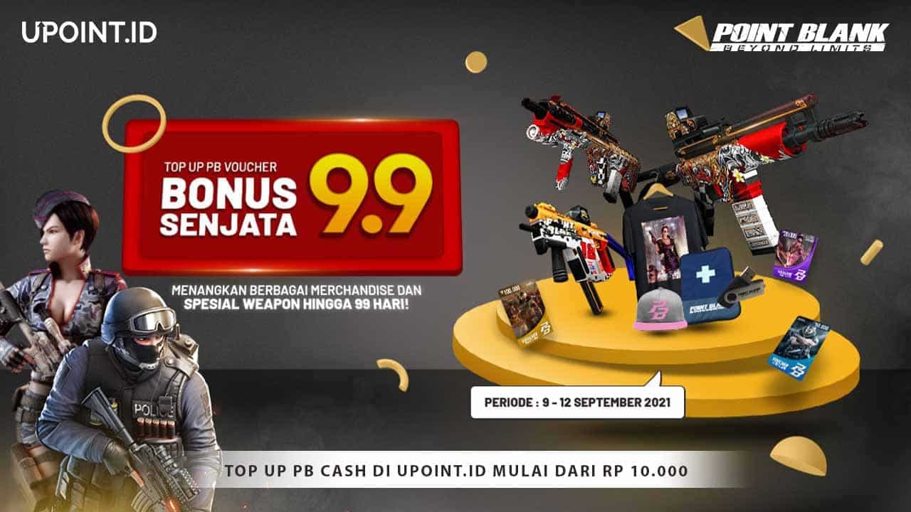 Dapatkan Bonus Senjata 9.9 Hanya Beli Voucher Point Blank di Upoint