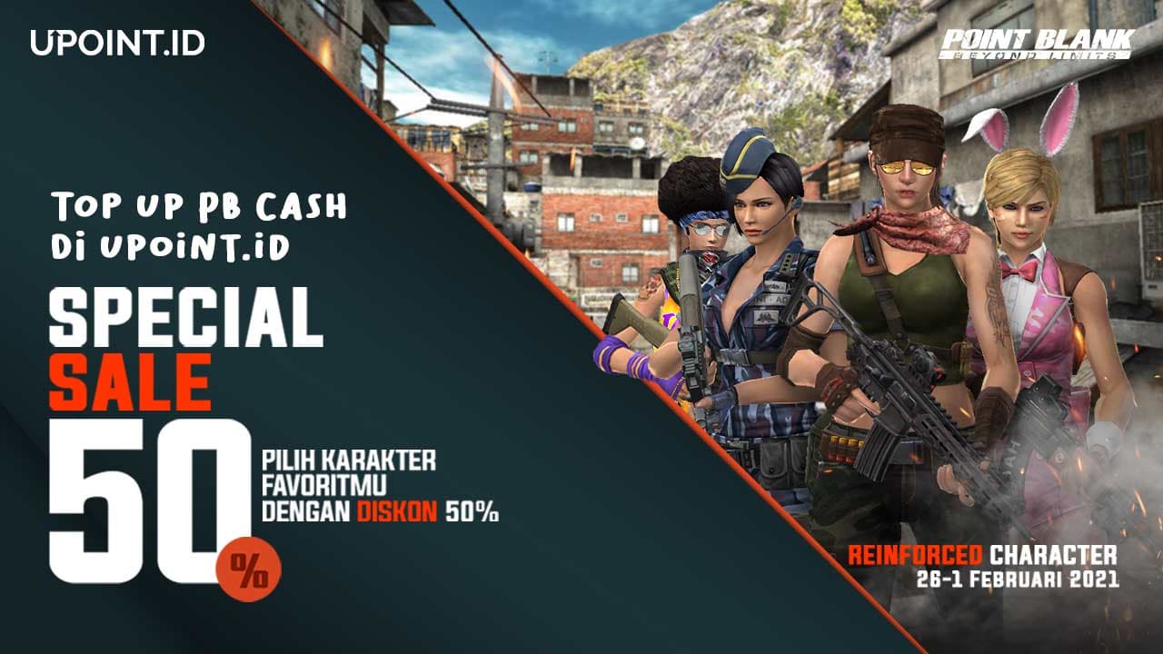 Dapatkan Diskon 50% Karakter Reinforced di Point Blank