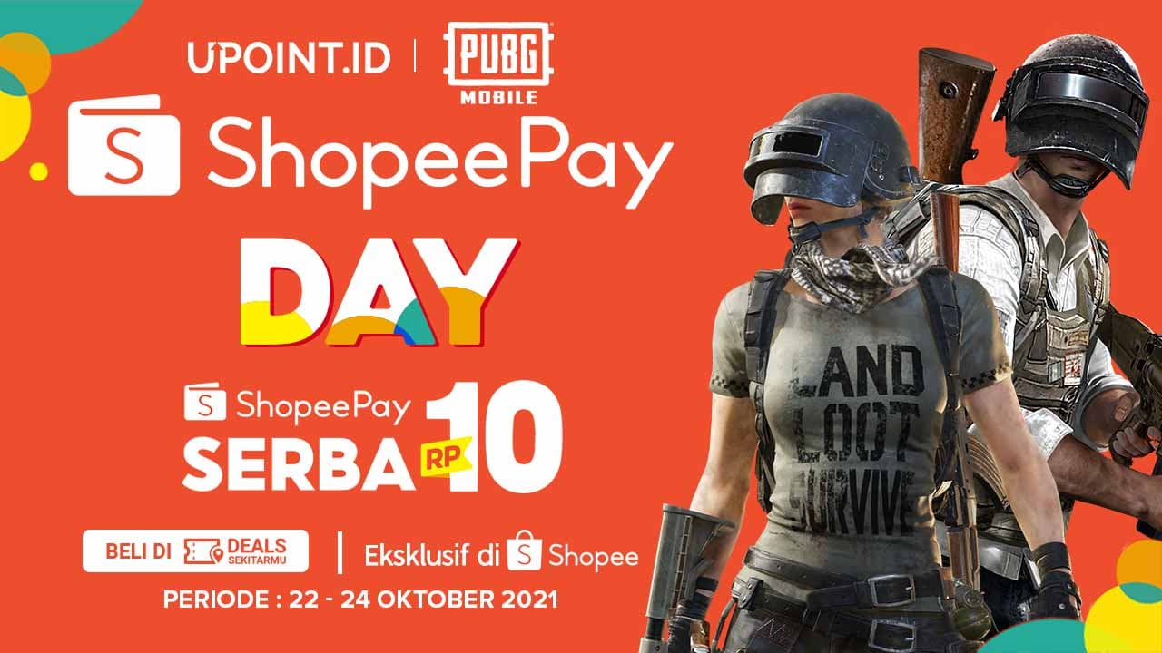 ShopeePay Day! Beli Voucher ShopeePay dan Dapatkan Cashback 100% di Upoint