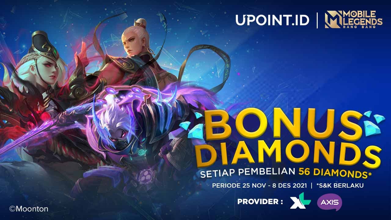 Gratis Diamonds Mobile Legends Khusus Pengguna XL Axis di Upoint