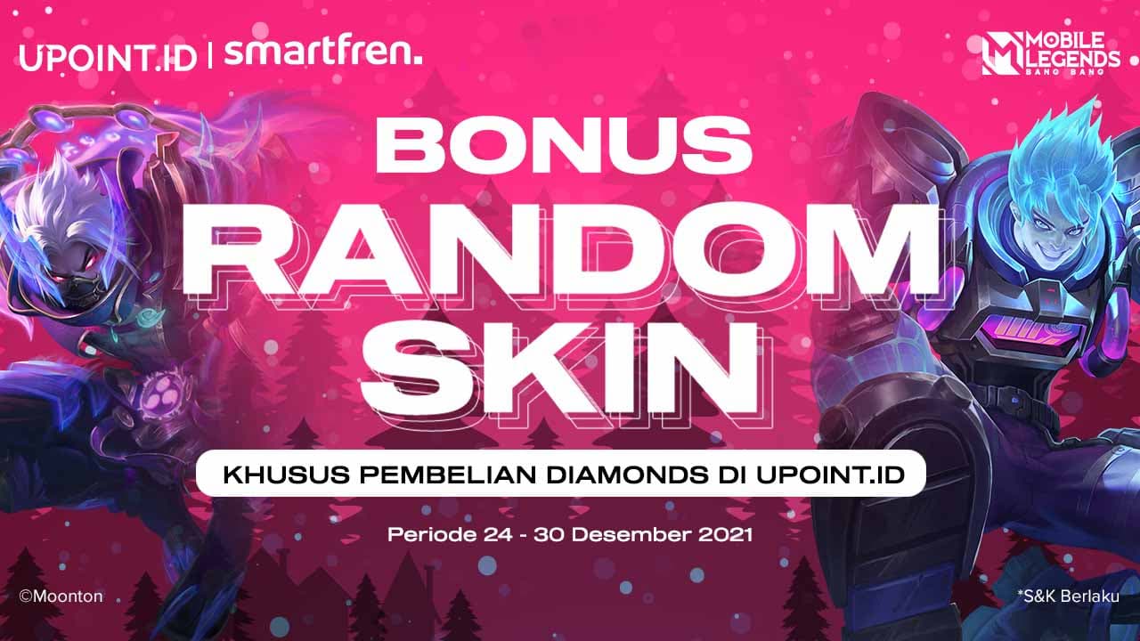 Promo Natal dan Tahun Baru : Bonus Item Mobile Legends hanya Top Up pakai Smartfren