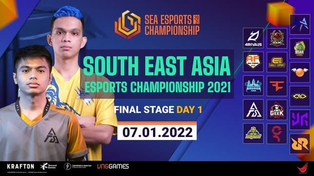 Inilah 16 Tim yang Berlaga dalam Babak Grand Final PUBG Mobile SEA Esports Championship 2021