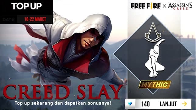 Cara Mendapatkan Emote Creed Slay Free Fire Secara Gratis!