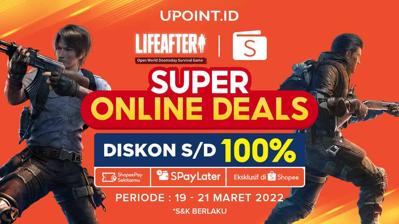 Promo Super Online Deals! Nikmati Diskon ShopeePay 100% di UPOINT.ID