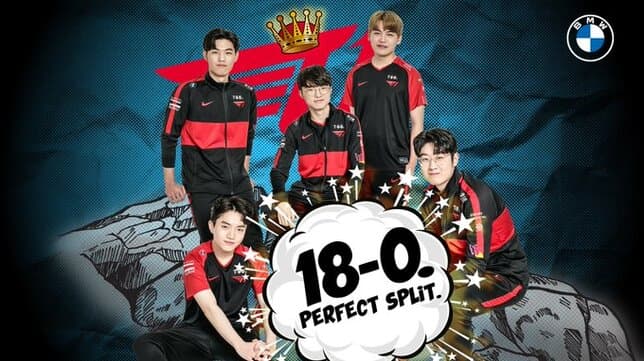 Pecahkan Rekor, T1 Raih 18 Kemenangan Beruntun Dan Tak Terkalahkan Dalam LCK Spring 2022
