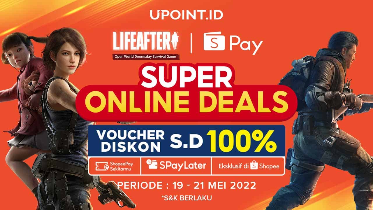 Diskon ShopeePay hingga 100% Hanya Top Up Games di UPOINT.ID