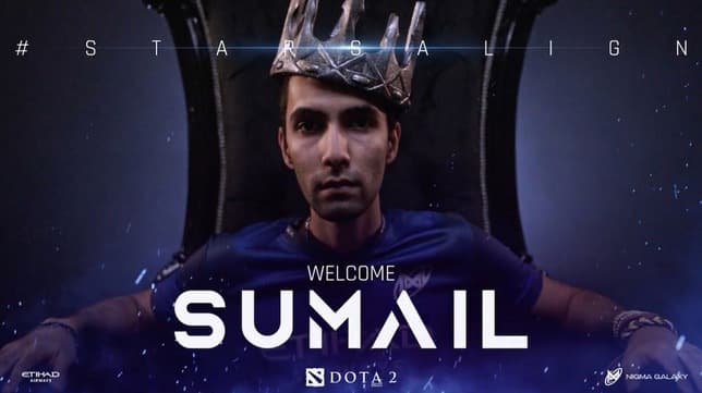 Nigma Galaxy Umumkan Perekrutan SumaiL Ke Dalam Squad Dota 2