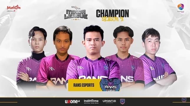 Tumbangkan DEWA UNITED, RANS ESPORTS Tampil Sebagai Jawara Lokapala Minor League Season 2