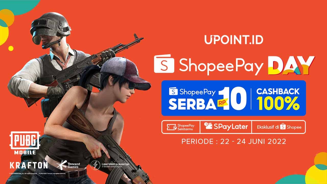 Promo ShopeePay Day Dapat Cashback hingga 100% di UPOINT.ID