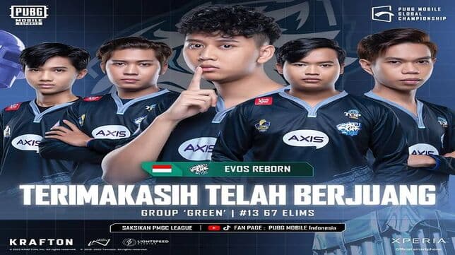 Tampil Buruk Sepanjang Pertandingan, EVOS Reborn Tereliminasi Dari PMGC 2022