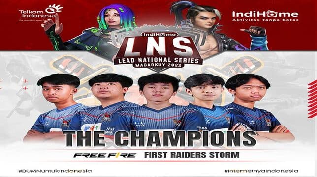 First Raiders Storm Berhasil Juarai Lead National Series Mabarkuy 2022 Free Fire
