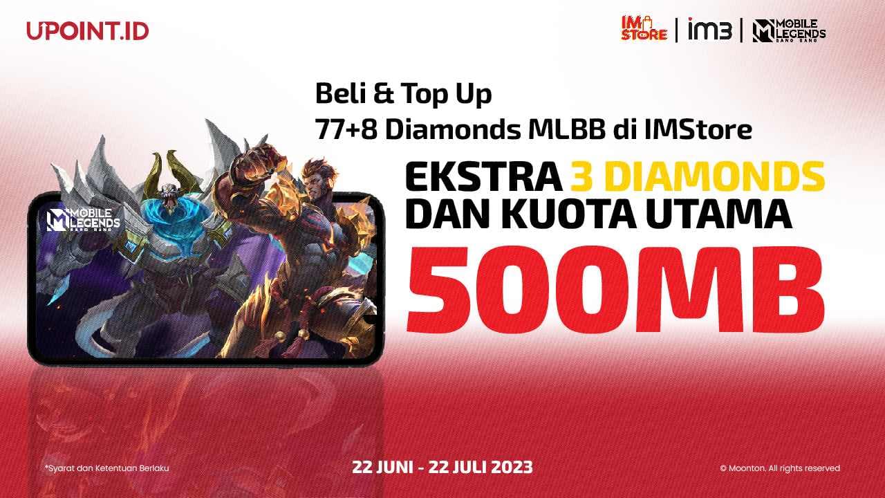 Bonus Kuota dan Diamonds untuk Kamu yang Top Up MLBB pakai IM3!
