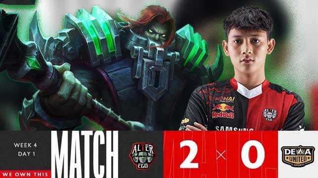 Klasemen MPL ID S12: Alter Ego Pecah Telor, Aran Effect Masih Menyinari AURA!