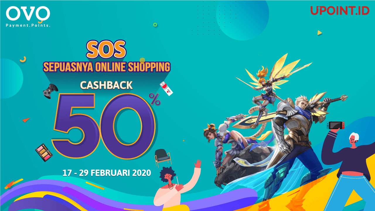 Cashback 50% hanya Bayar pakai OVO!