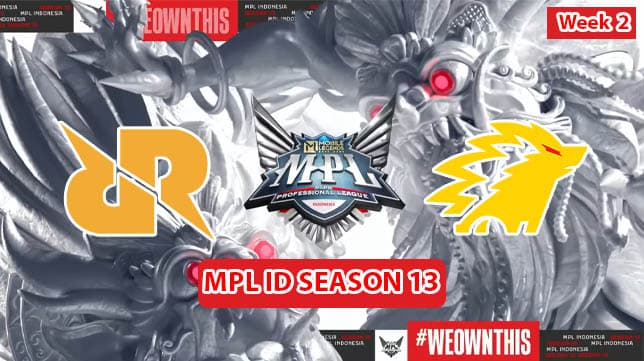Jadwal Pertandingan MPL ID S13 Week 2, Pembuktian Tim Terkuat RRQ Hoshi Melawan ONIC Esports!