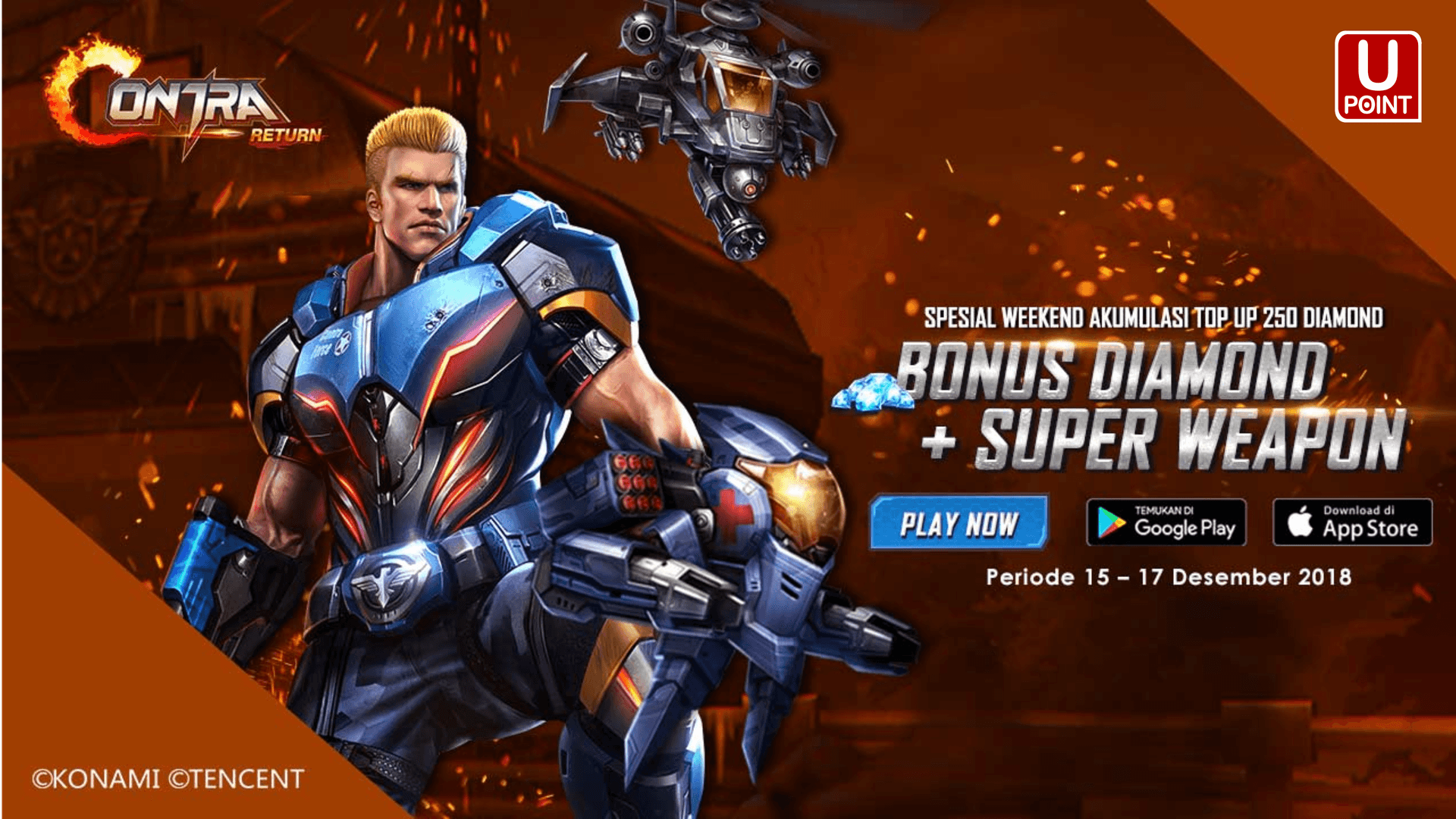 [Weekend Top Up] Top Up Contra : Return Bonus Item in Game