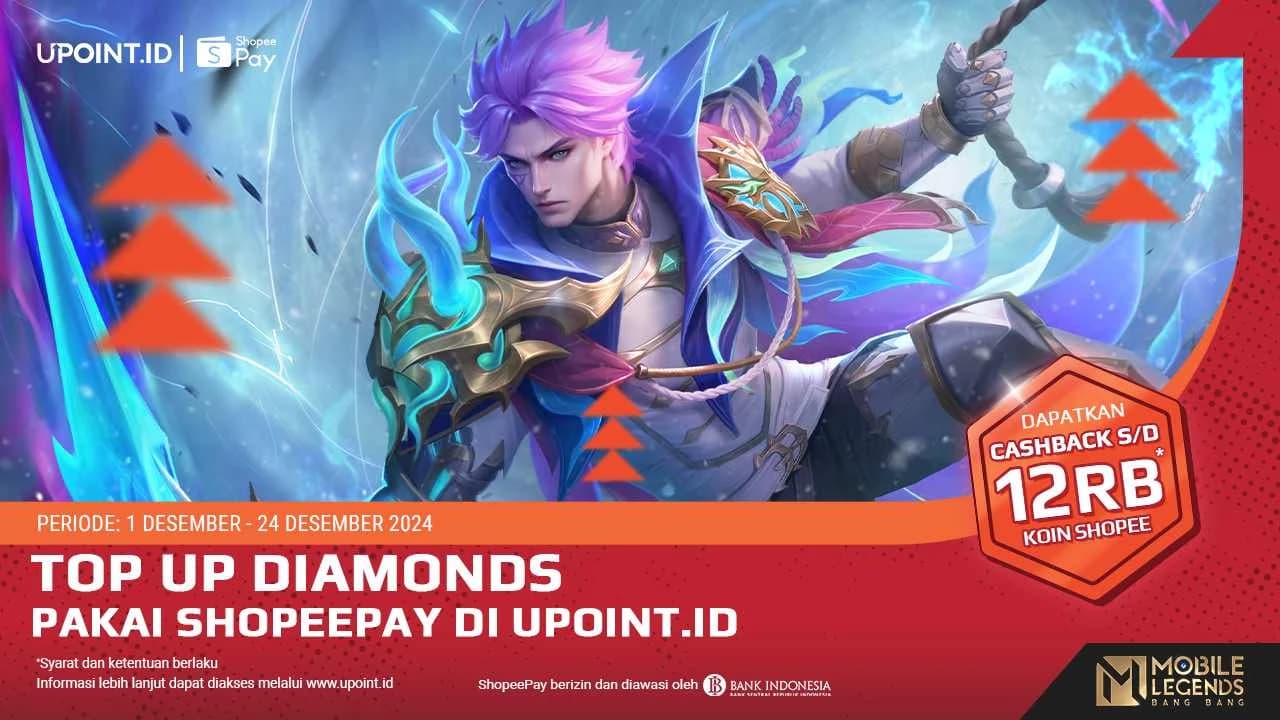 Promo Akhir Tahun! Dapatkan Cashback Sampai 12RB Koin Shopee hanya di UPOINT.ID!