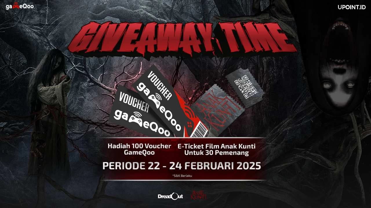 Tiket Film Anak Kunti dan Voucher GameQoo Gratis! Ikuti Giveaway GameQoo x UPOINT.ID dan Menangkan Hadiah Voucher dan Tiketnya!