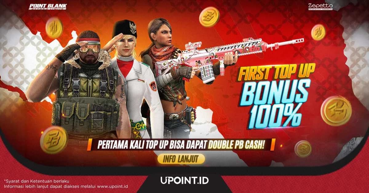 Promo Spesial! Bonus 100% PB Cash untuk Troopers yang Belum Pernah Top-Up!