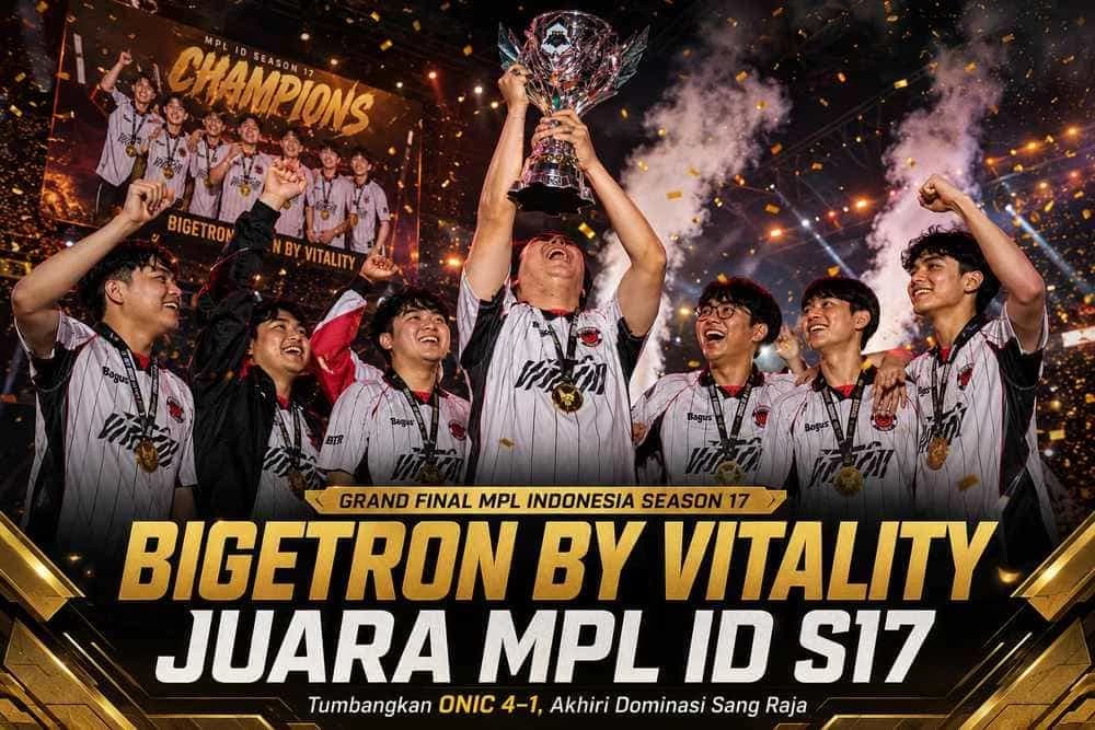 Juara Grand Final MPL ID S17: Bigetron by Vitality Akhiri Dominasi ONIC