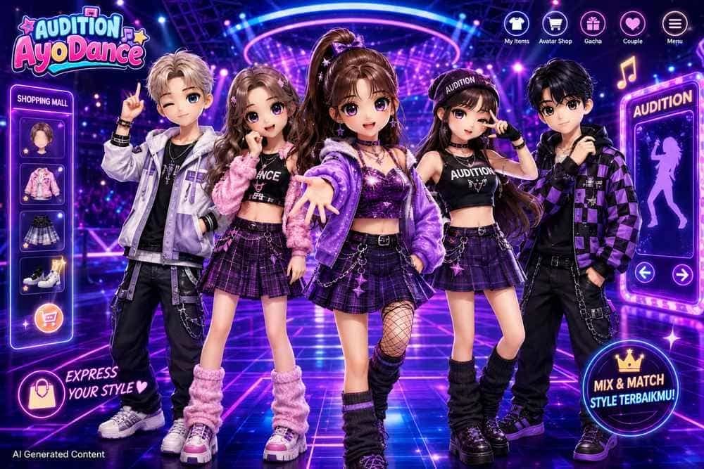 Inspirasi Avatar AyoDance Terbaik Sesuai Gaya Bermain