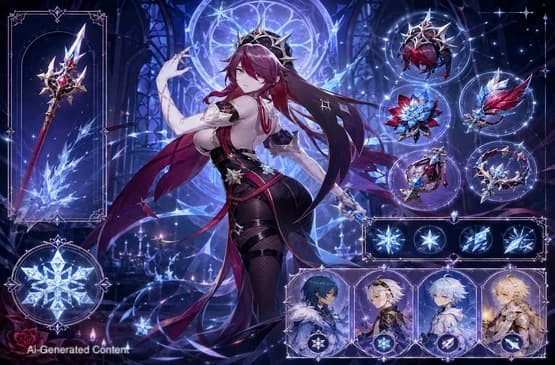 Rosaria Genshin Impact Build Terbaik untuk Sub-DPS Cryo