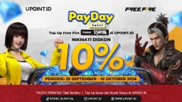 Promo Top Up Free Fire Diskon 10% via QRIS BNC