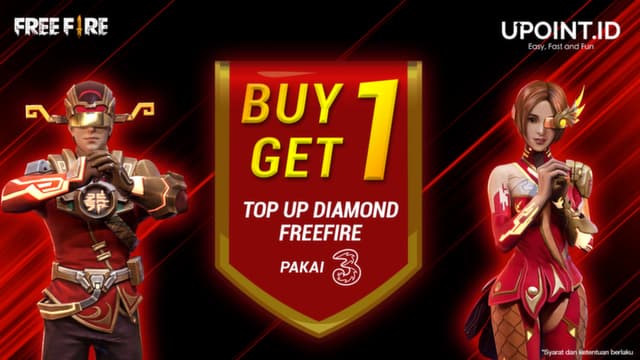 BUY 1 GET 1 Diamond Free Fire