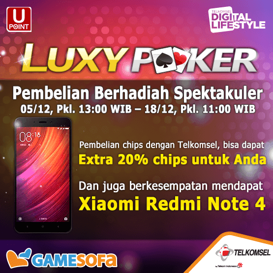 LuxyPoker Bagi-Bagi Hadiah