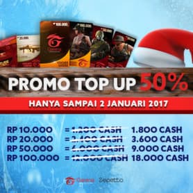 PB PROMO Topup 50%