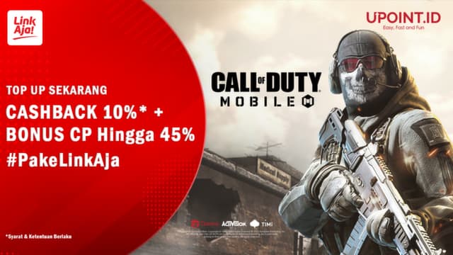 CASHBACK 10%* + BONUS CP Hingga 45%!