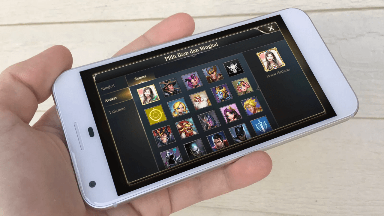 Cara Mudah Ganti Avatar di Arena of Valor