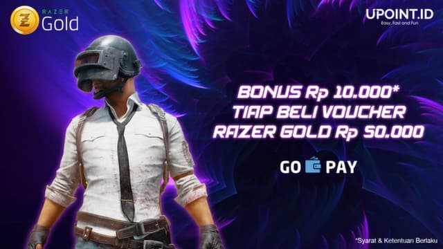 Bonus 20%! Beli Razer Gold Rp 50 rb Pakai Gopay 
