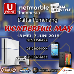 Daftar pemenang Wonderful May