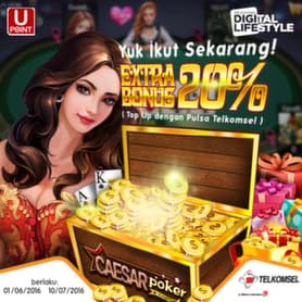 Caesar Poker Extra 20%
