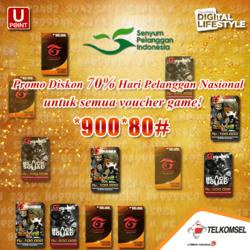 Diskon 70% VOUCHER GAME